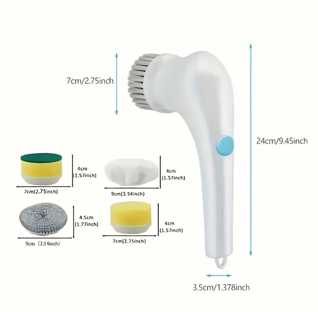 5-in1 Cordless electric cleaning brush